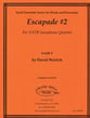 ESCAPADE #2 SAXOPHONE QUARTET cover